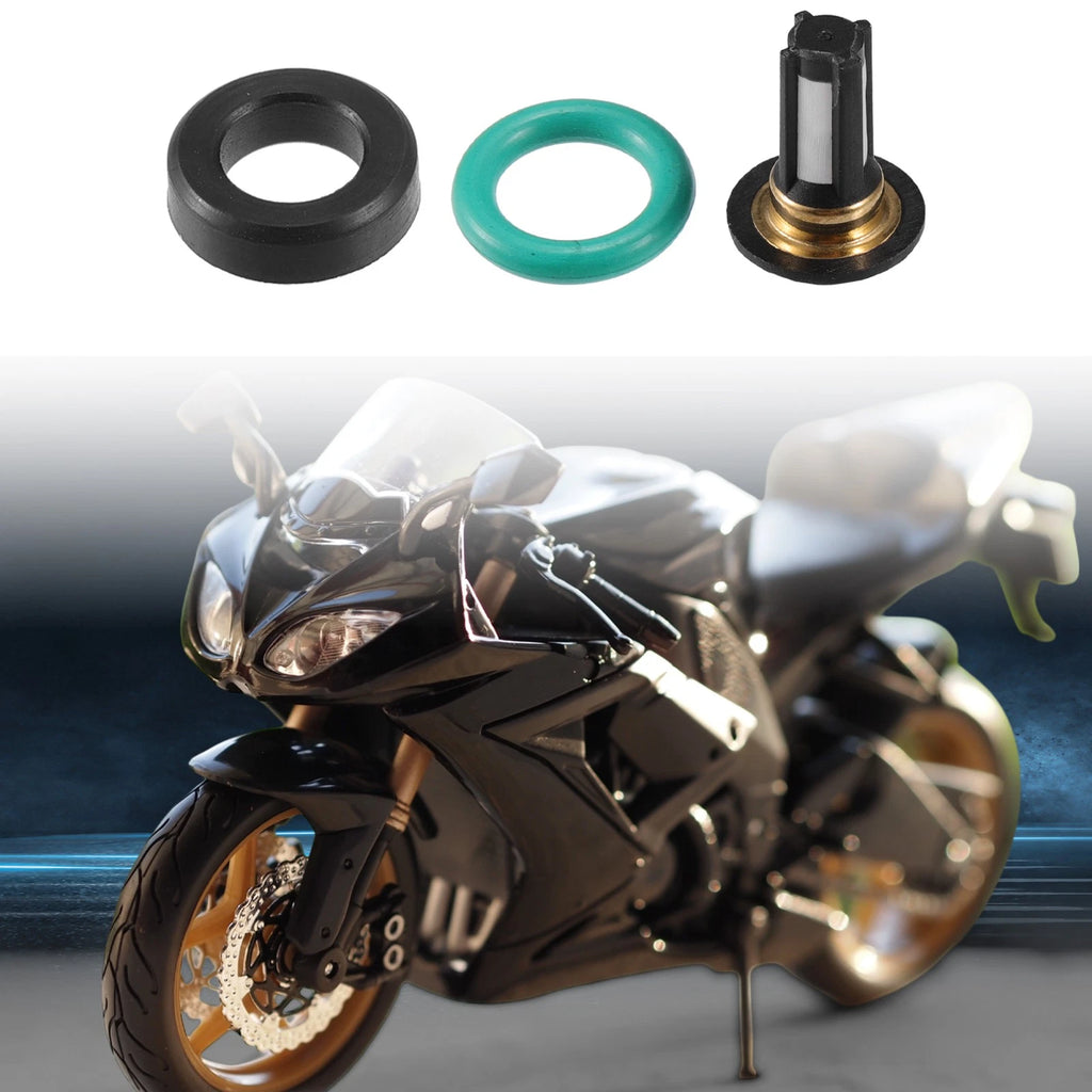 Set of 4 Fuel Injector Seal O Rings for Suzuki GSXR1000 (NBR Rubber)