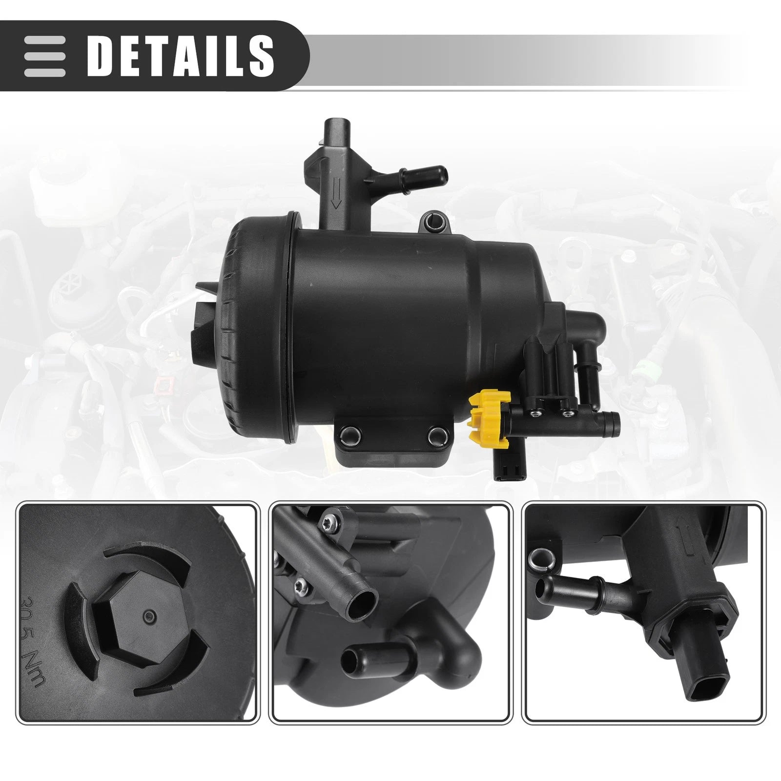 Fuel Filter Housing Assembly for Dodge Ram Pickup (2013–2018) No. 68157290AB