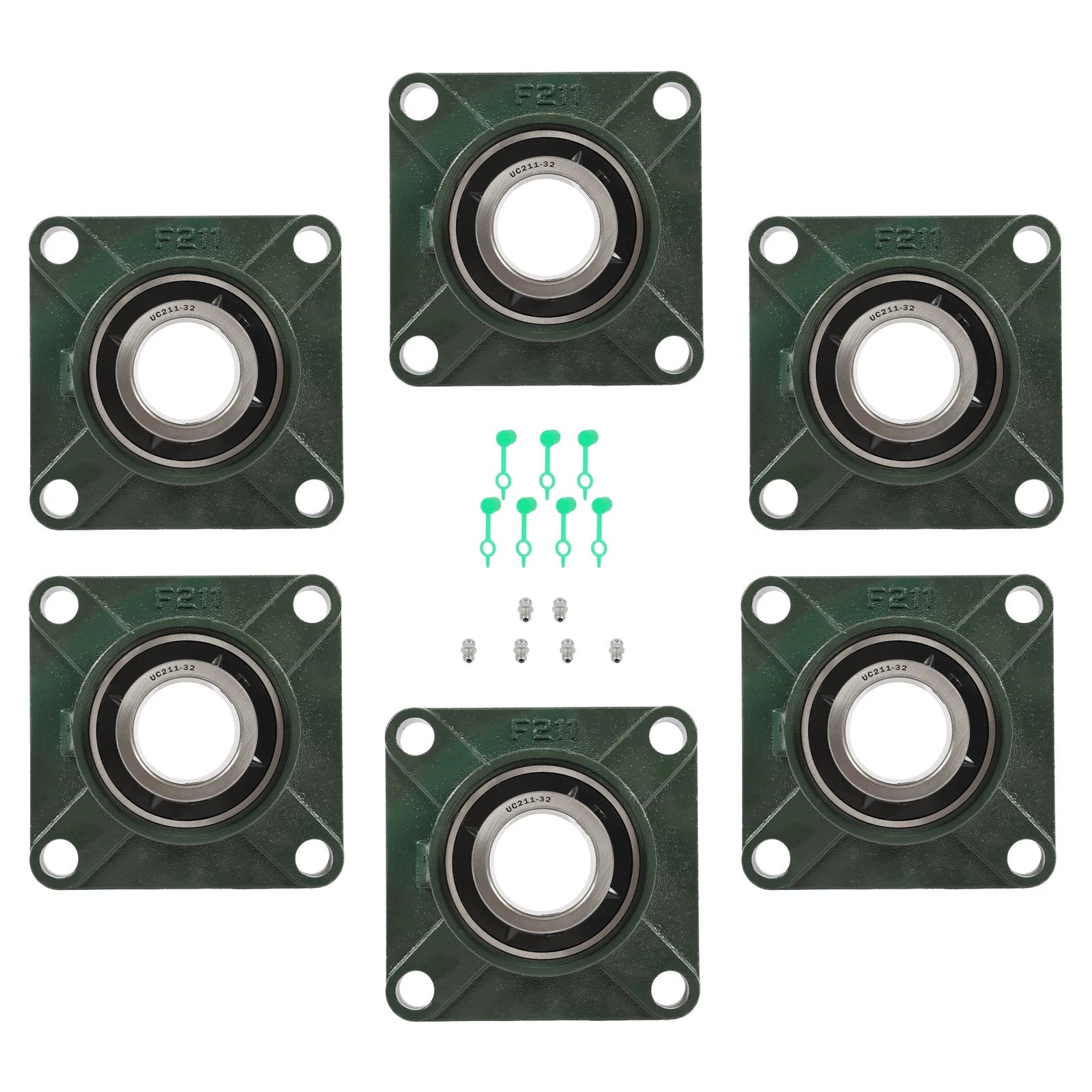 6X UCF211-32 Pillow Block Bearing for Various Applications (2" Bore)