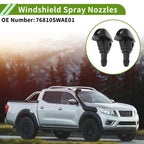 Windshield Washer Nozzle & Hose Connector for Honda (2001-2005) 1 Set