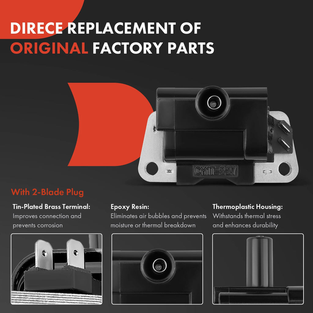 Ignition Coil & Iridium Spark Plugs Set for Nissan Sentra