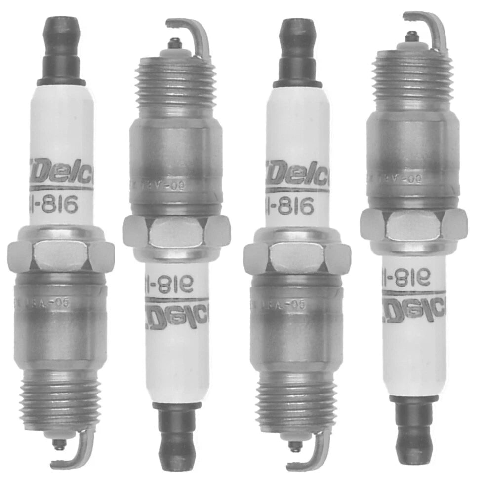 Set of 4 Spark Plugs for Pontiac Oldsmobile Jeep GMC Chevy Buick (L4)