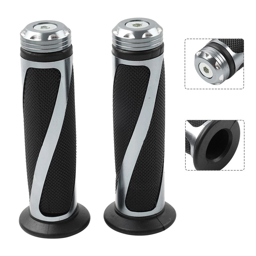 2X Titanium 7/8" Hand Grips for Yamaha MX ATV Dirt Bike