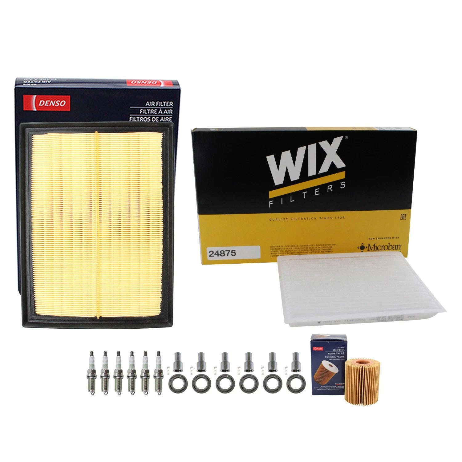 Tune Up Kit with NGK 6 Spark Plugs & Boots for FJ Cruiser (2010–2013)