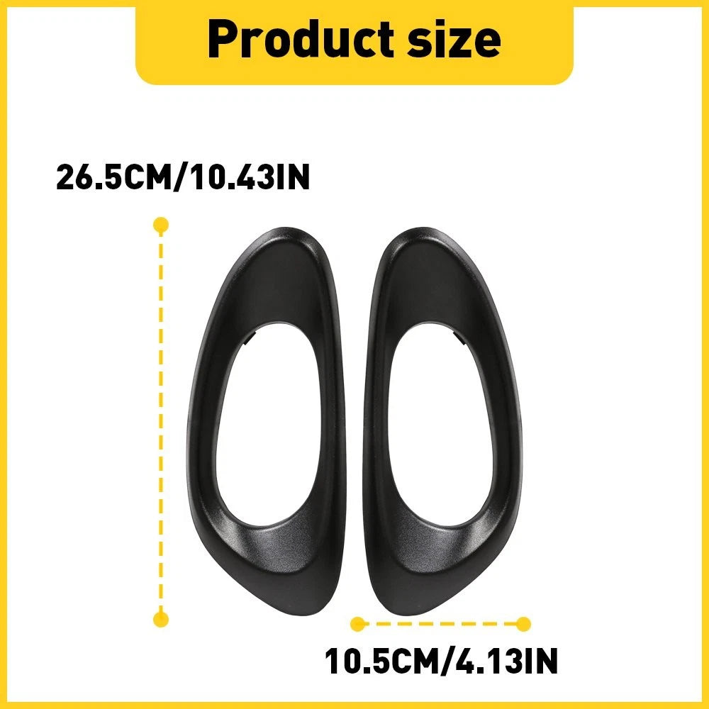 Set of 2 Front Inside Door Handle Trim Bezels for Chevy Trailblazer (2002–2009)
