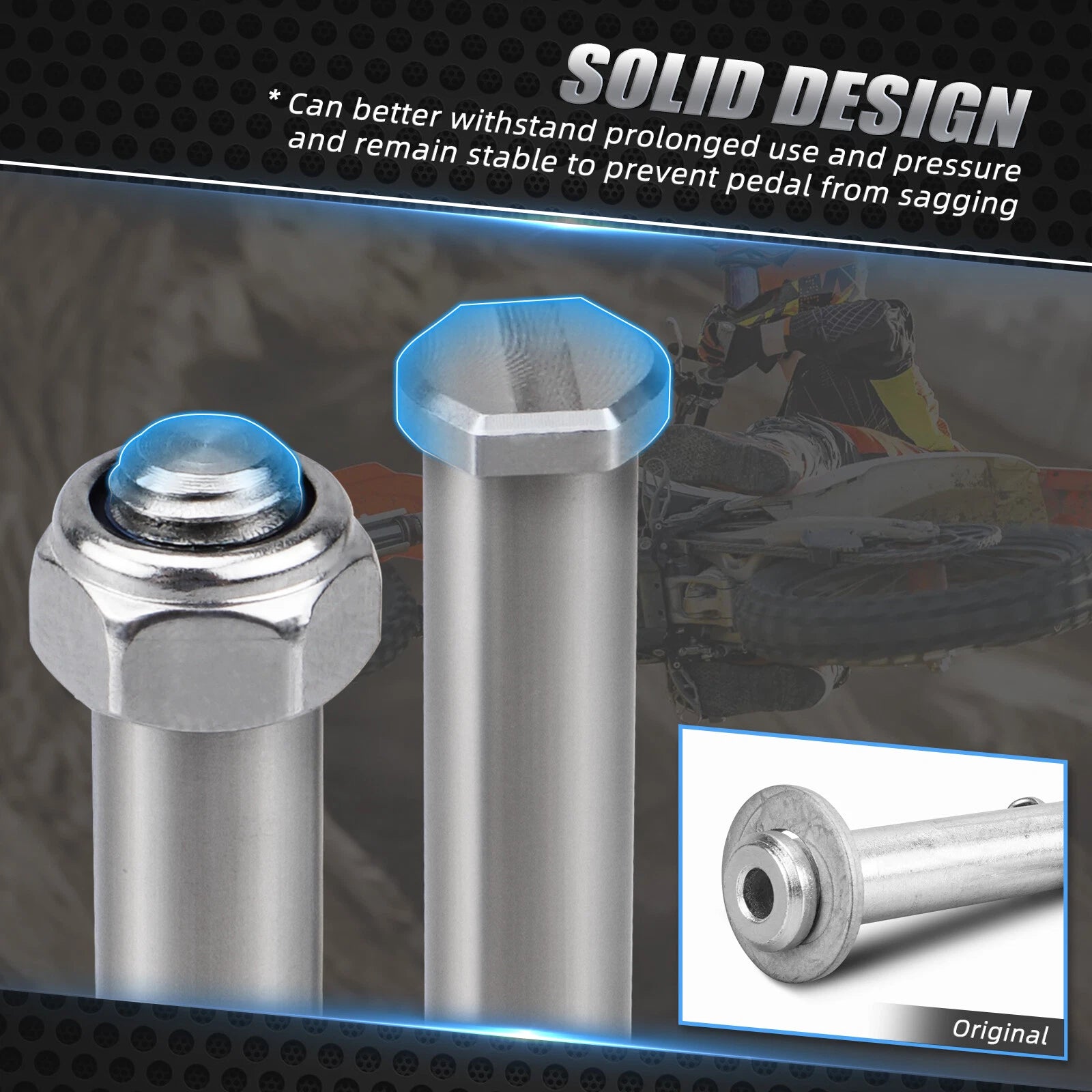 Footpeg Pins for KTM 125 250 300 350 450 SX SXF XC F (2023–2024)