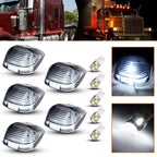 5X Cab Roof Top Smoke Lens Marker Running Lamps Cover for Ford F250