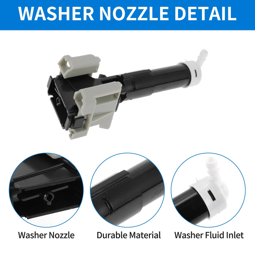 Front Driver Side Headlight Washer Nozzle for Mazda 6 (2012–2018) No.GHR45182Y