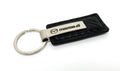 Leather Key Chain Licensed Black Carbon Fiber Rectangle for Mazda 6 (2014–2019)