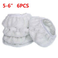 Set of 6 Polishing Bonnet Pads for Car Polisher (5-6 Inch)