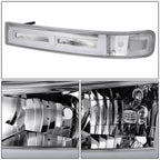 U-LED DRL Headlights for Chevrolet Express/Savana 1500-3500 (2003–2023) Chrome