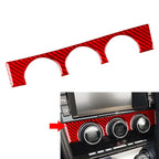 AC climate console knob upper cover trim for Jaguar F-Type (2013–2024) Carbon Red