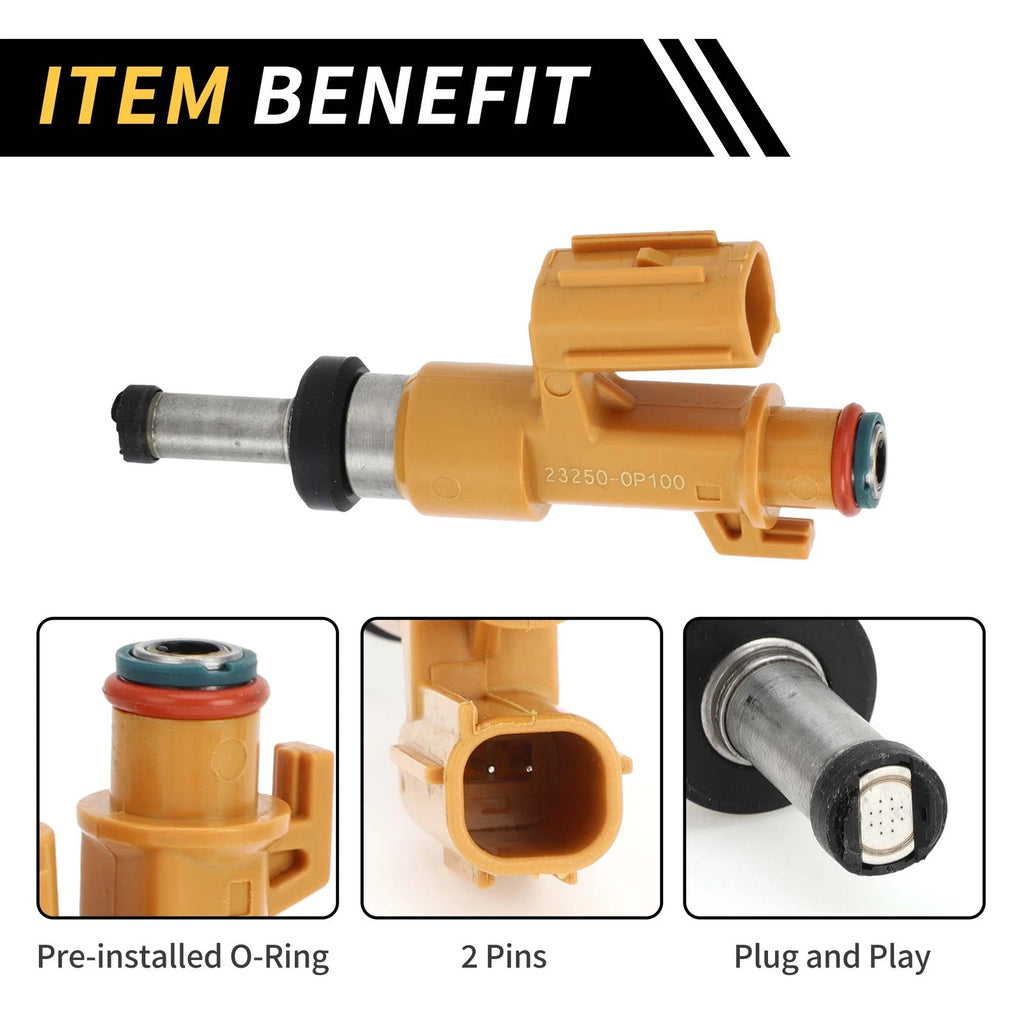 Fuel Injector for Toyota Highlander (2016–2022) No. 2320909330, 12 Holes