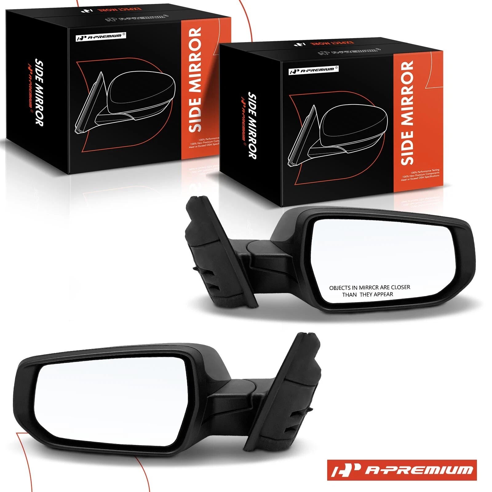 Pair Power Mirror Manual Fold Signal for Chevrolet Malibu (2016–2022)