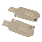 2PC Sun Visor for Nissan Pathfinder (2013–2018) & Infiniti QX60 (2014–2017) Beige