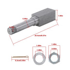 Trailer Axle Square Spindle for Dexter ALKO BT8 (2000#)