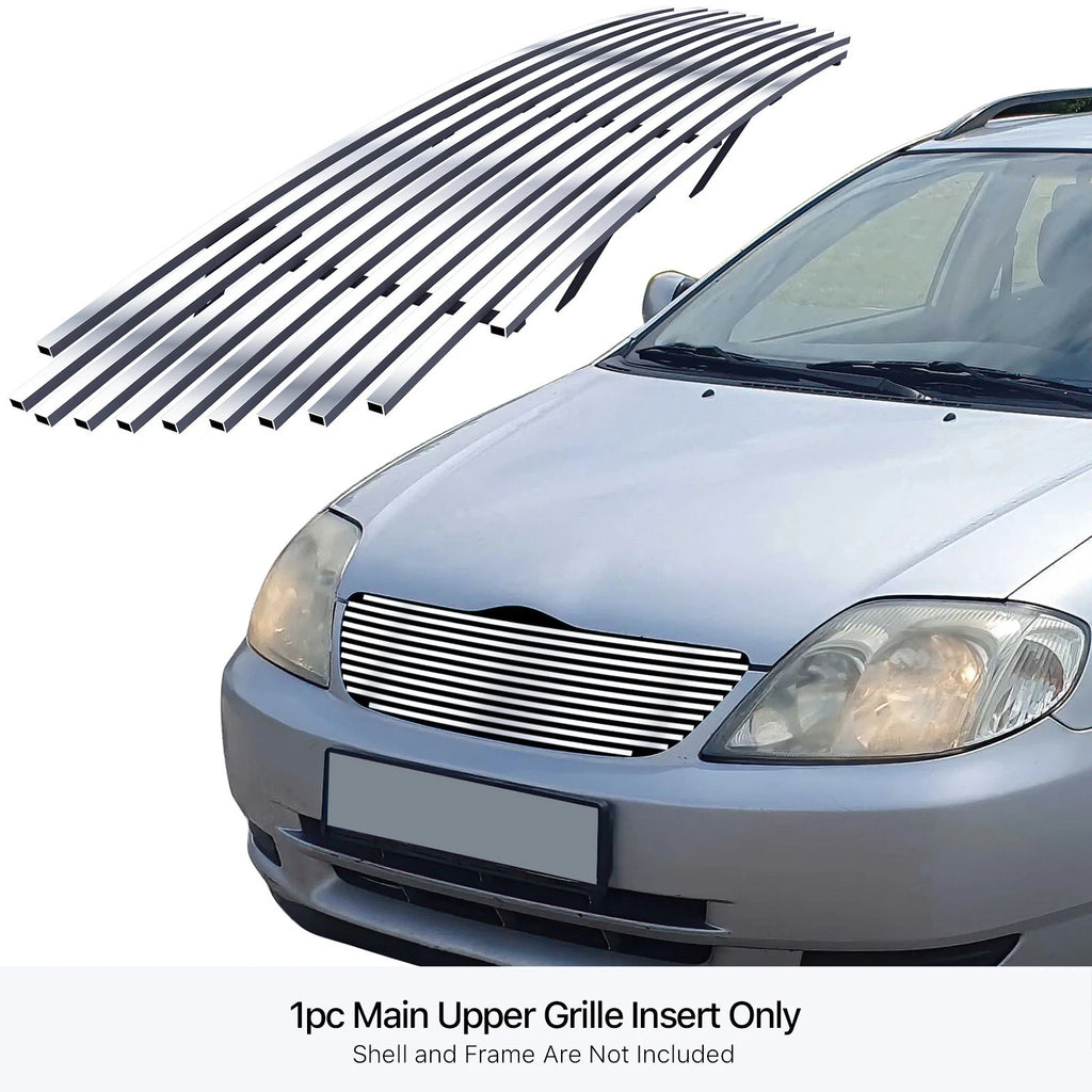 Chrome Billet Grille Insert for Toyota Corolla (2003-2004)