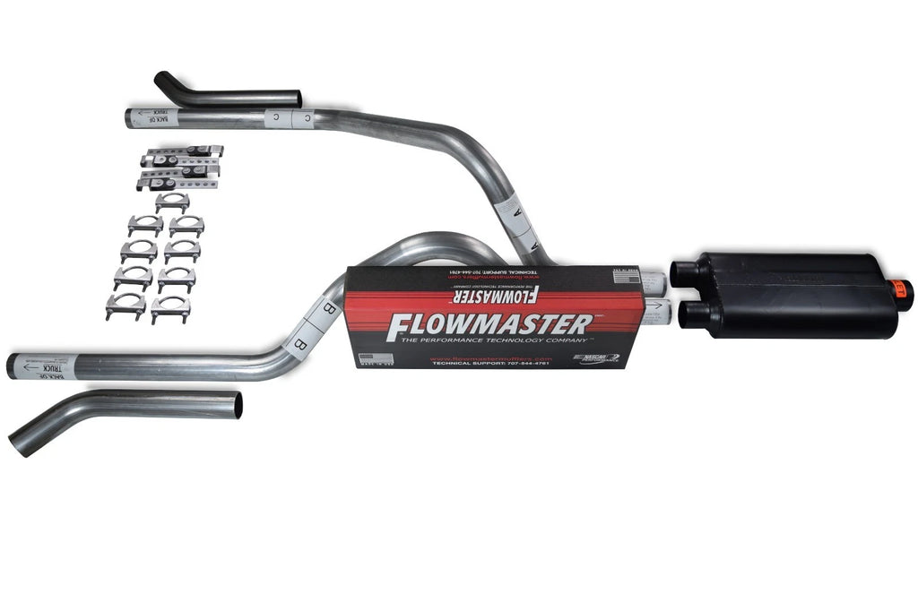 2.5" Dual Exhaust Kit for Dodge Dakota (1987–1996) Flowmaster 50 Series