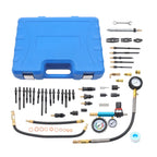 46Pcs Engine Cylinder Compression Leak Down Tester Set for Various Models