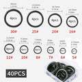 Fishing Rod Guide Rings Set of 40 with 26pcs Repair Kit for Sea Rod