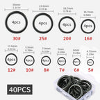 Fishing Rod Guide Rings Set of 40 with 26pcs Repair Kit for Sea Rod