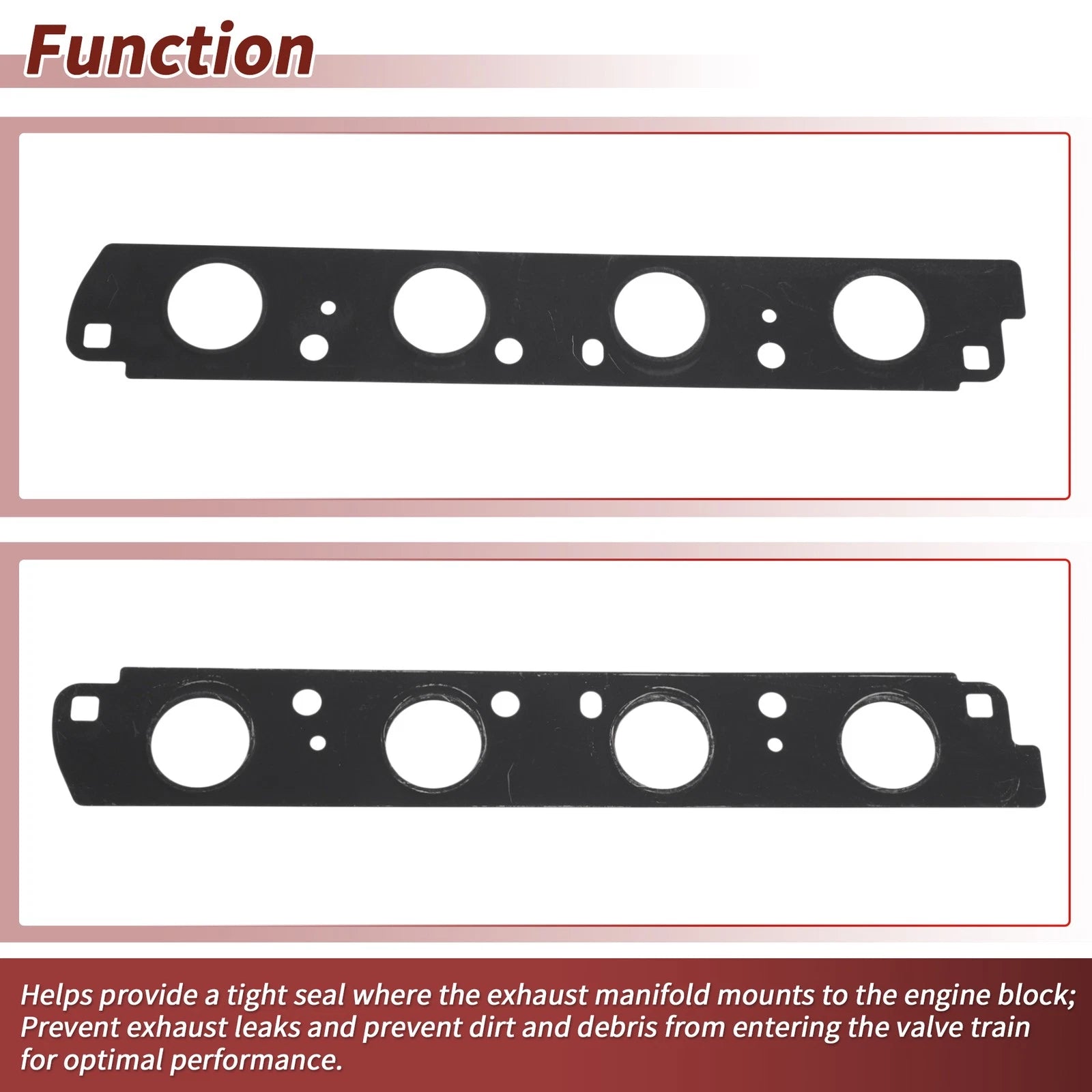 2X Exhaust Manifold Header Gasket for Audi RS4 B7 (2005–2008) No. 079253039F
