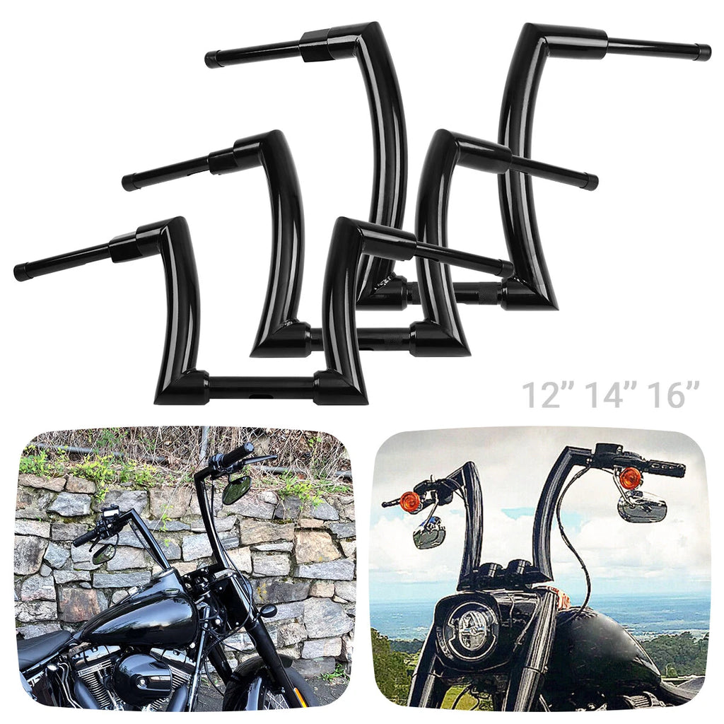2" Rise Ape Hanger Handlebar for Harley Touring (12" 14" 16")