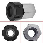 ER-32 Hex Collet Block Chuck Holder for CNC Lathe Engraving Machine
