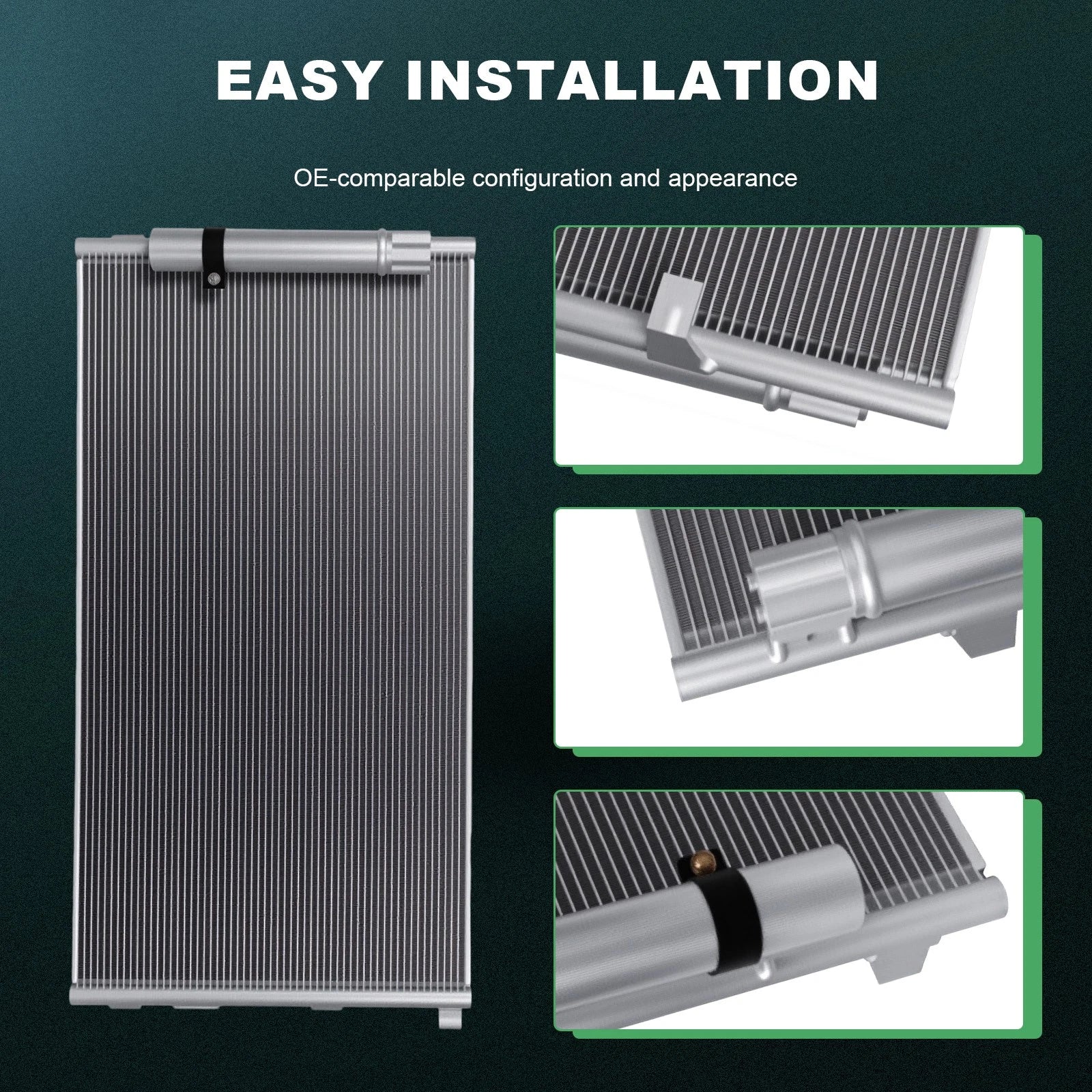 Aluminum AC Condenser for Ford Mustang (2015–2019)
