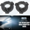 2X H7 LED Headlight Bulb Holder Socket Base for Volkswagen Polo (2010–2023)