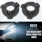 2X H7 LED Headlight Bulb Holder Socket Base for Volkswagen Polo (2010–2023)