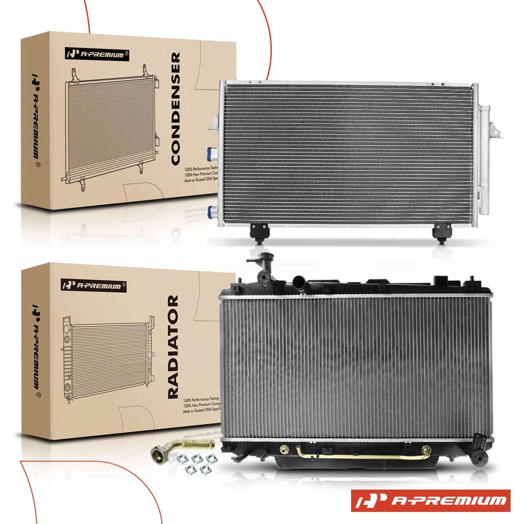 Radiator & AC Condenser for Toyota RAV4 (2001-2003, 2004-2005)