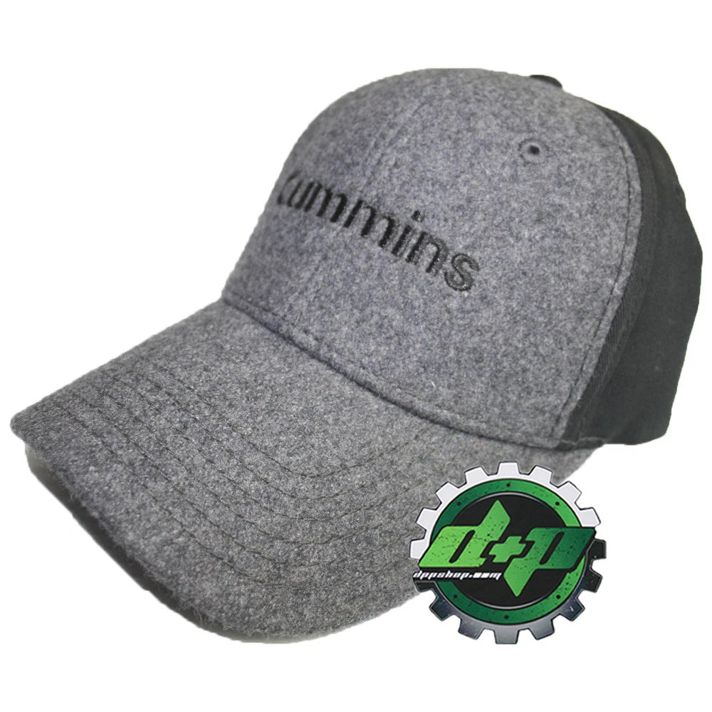 Cummins Bighorn Hat for Truck Diesel Gear Mega Cab Dually (Gray Wool)