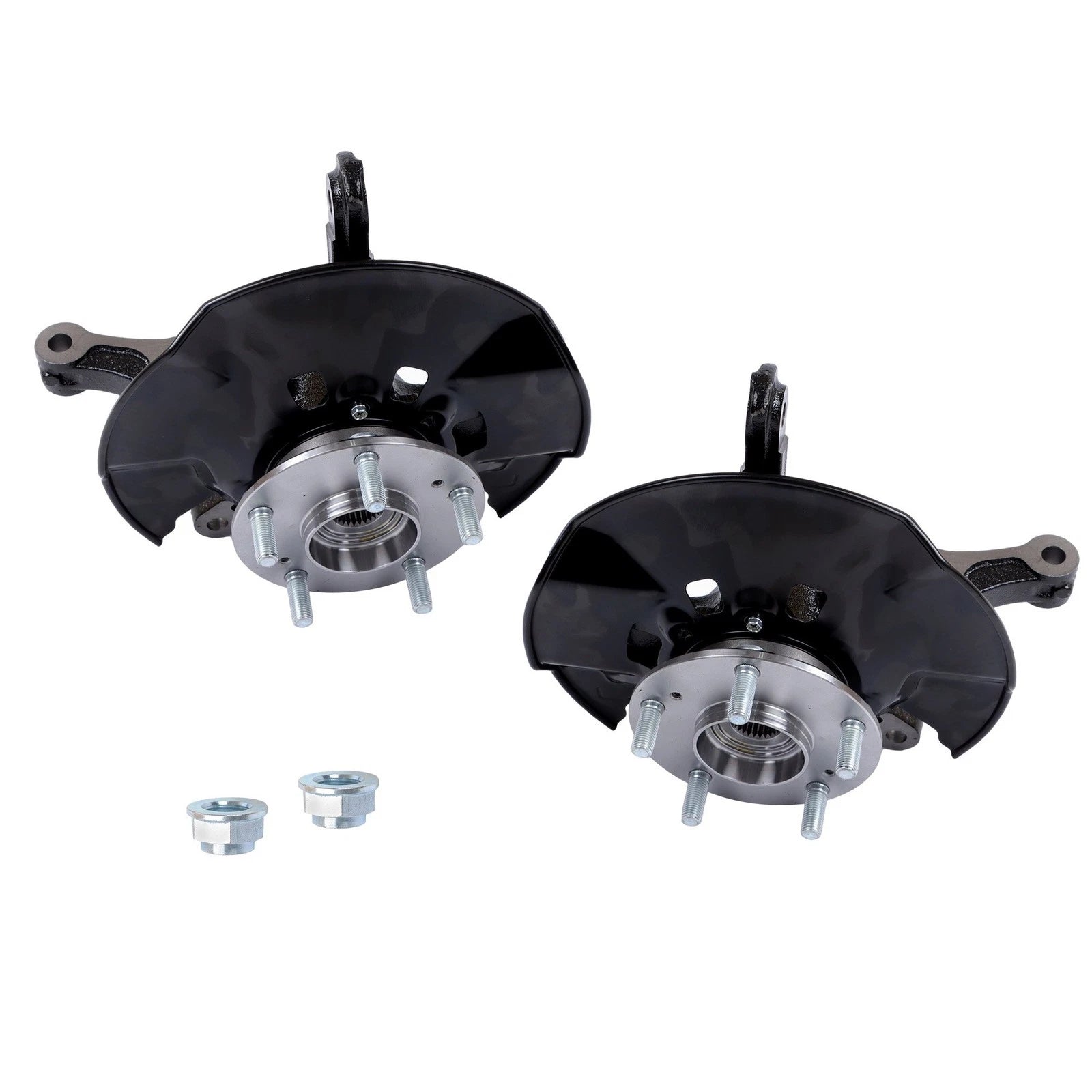 Set of 2 Front Steering Knuckle Wheel Bearing Hub Assembly for Honda Civic (2013–2015)
