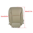 Leather Driver Bottom Perforated Seat Cover Tan for Lexus ES350 (2007–2012)