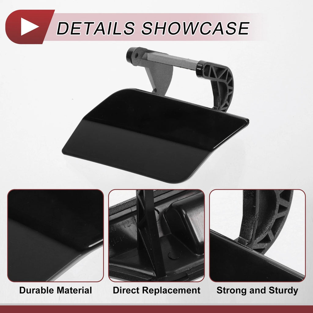 Front Left Washer Nozzle Cover Cap for Mercedes-Benz C350 (2008–2014) Black