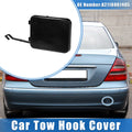 Tow Hook Cover for Mercedes-Benz W211 (2002–2008) - Black Rear Right