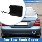 Tow Hook Cover for Mercedes-Benz W211 (2002–2008) - Black Rear Right
