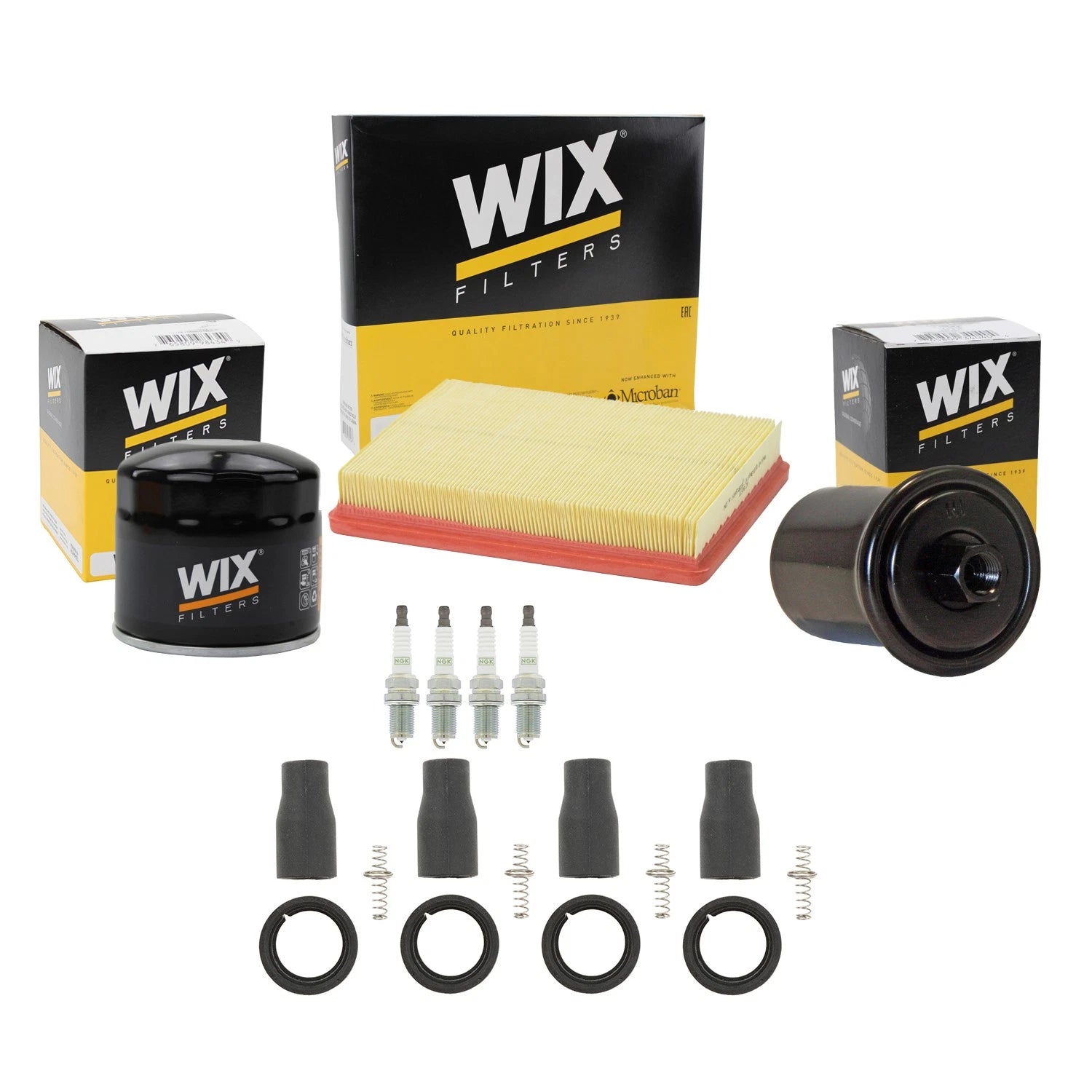 Tune Up Kit with 4 NGK Spark Plugs & Boots for Kia Optima (2011–2015)