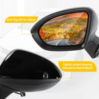 5Pin Left Side Door Mirror Gloss Black for Chevy Cruze (2016–2019)