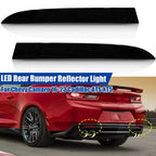 Smoked LED Rear Bumper Reflector Light for Chevy Camaro (2016–2023)