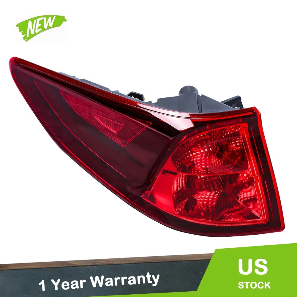 Tail Light Assembly Driver Side Rear for Honda Odyssey (2023–2025) LED Black