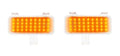 Sequential Parking Lights Amber LED Clear Lens for 1981–1982 GMC Truck