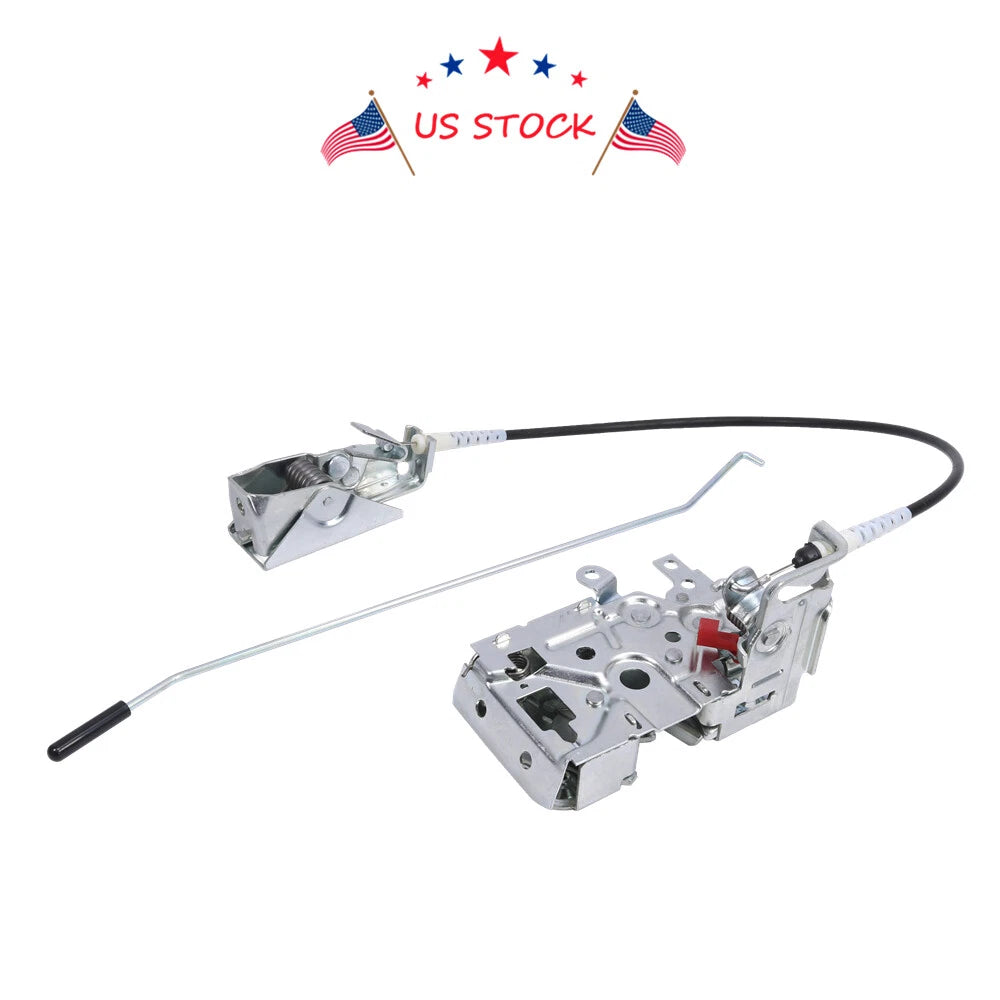 Pair Door Latch Lock & Cable Rod Assembly for Ford F-Series (1992–1997)