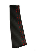 Carbon Fiber E Brake Cover for Nissan Skyline R33 (1993–1998) Red Stitch