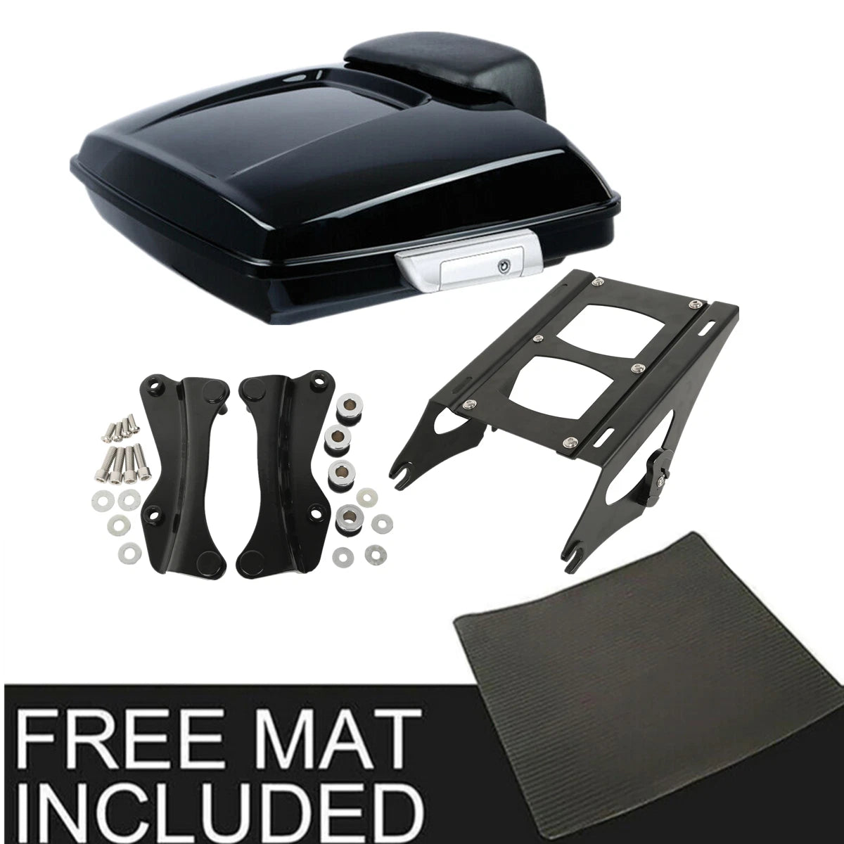Trunk Mount Rack Docking Kit Pad for Harley Street Road Glide (2014–2026)