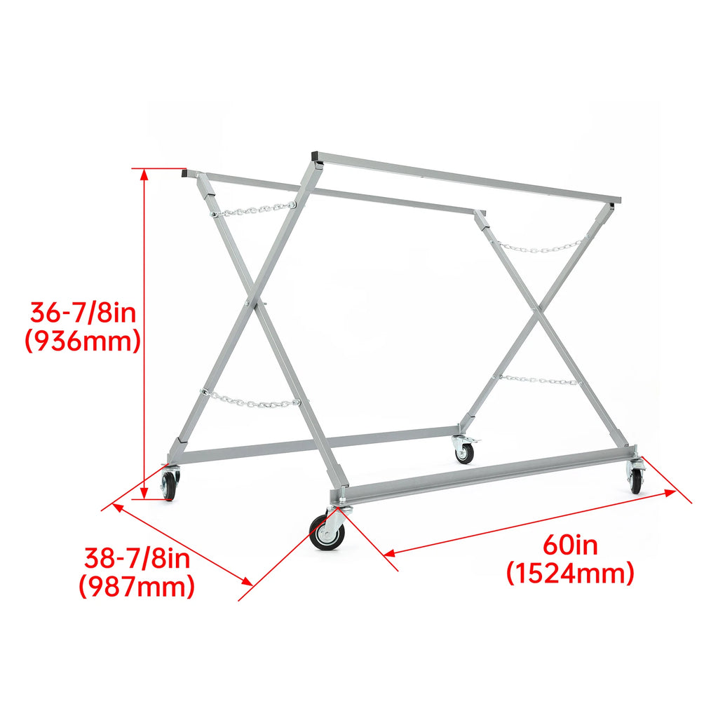 Folding Bed Roller for Pickup Truck (1000lb Capacity)