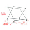 Folding Bed Roller for Pickup Truck (1000lb Capacity)