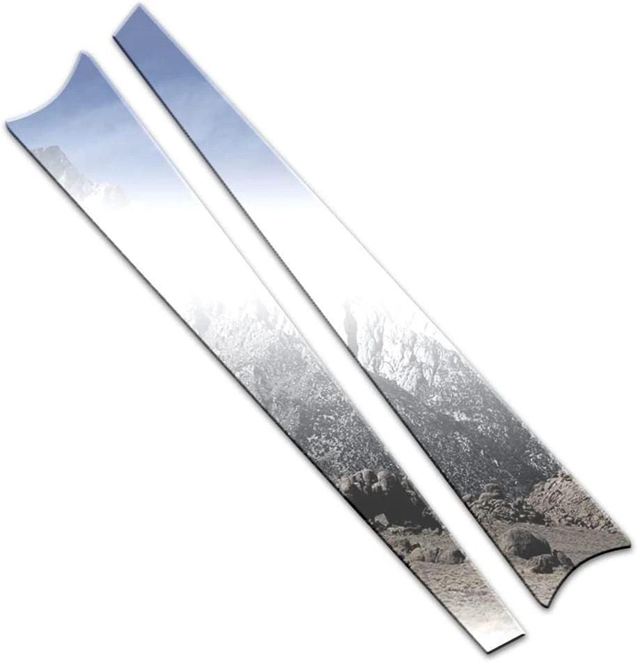 License Plate Trim 2pc Stainless Steel for Toyota Prius V (2012–2017)