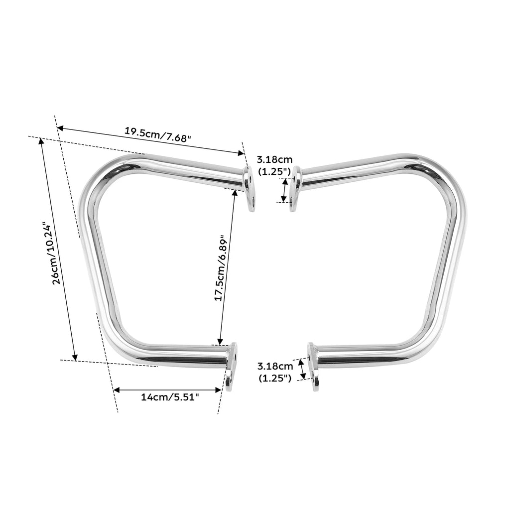Chrome Engine Guard Crash Bar for Triumph Bonneville T100 T120 (2016–2020)